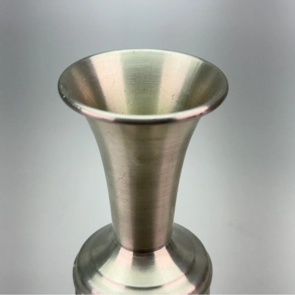 Vintage Norwegian Pewter Bud Vase - Picture 2 of 6
